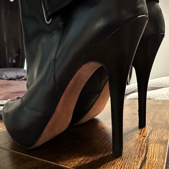 Jean-Michel Casabat Black Stiletto Ankle Boots Sz8 - Picture 3 of 5
